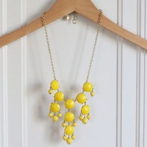 J.Crew Yellow Statement Necklace